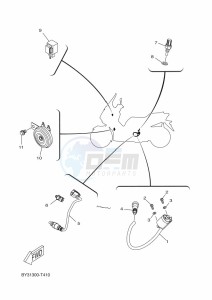 YP400RA XMAX 400 ABS (BL16) drawing FLASHER LIGHT