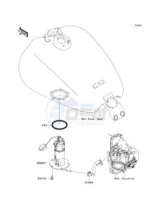 VN 1700 A [VULCAN 1700 VOYAGER] (9FA) A9FA drawing FUEL PUMP