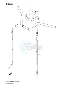 LT-F400 (P28-P33) drawing HANDLEBAR