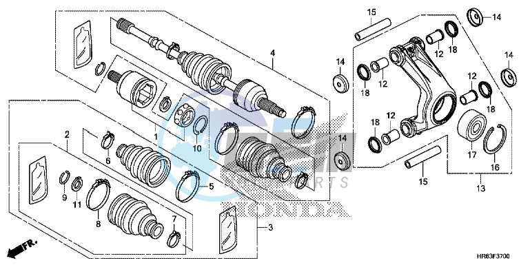 REAR KNUCKLE/REAR DRIVE SHAFT