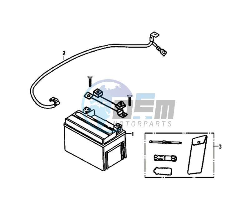 BATTERY / TOOLKIT