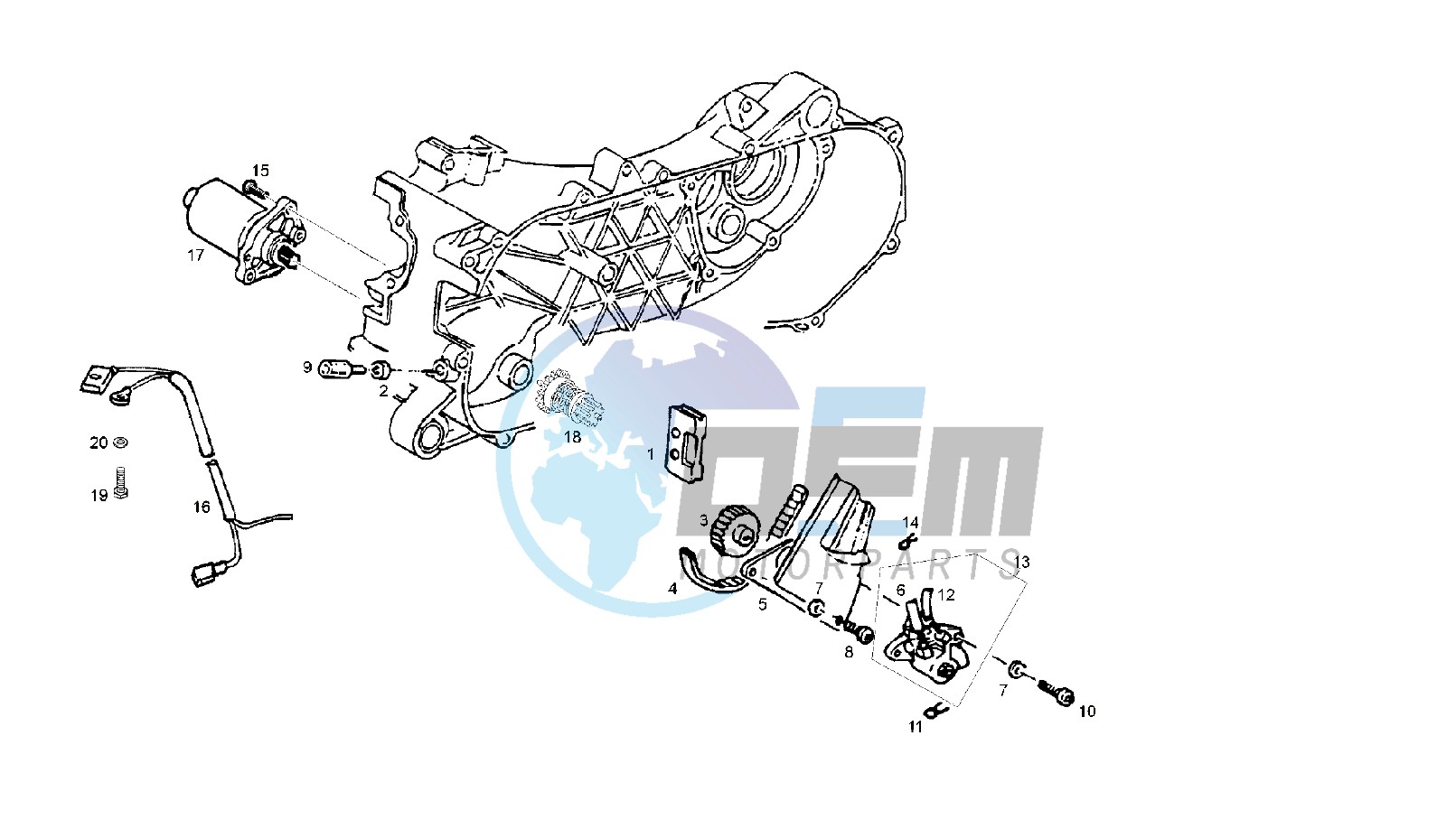 CRANKCASE - OIL PUMP