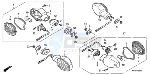 CB600FA39 UK - (E / ABS MKH ST) drawing WINKER