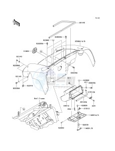 KAF 400 B [MULE 600] (B6F-B9F) B6F drawing FRONT BOX