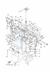 F300BET drawing FRONT-FAIRING-BRACKET