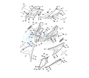 YZF R 125 drawing COWLING 2 7B