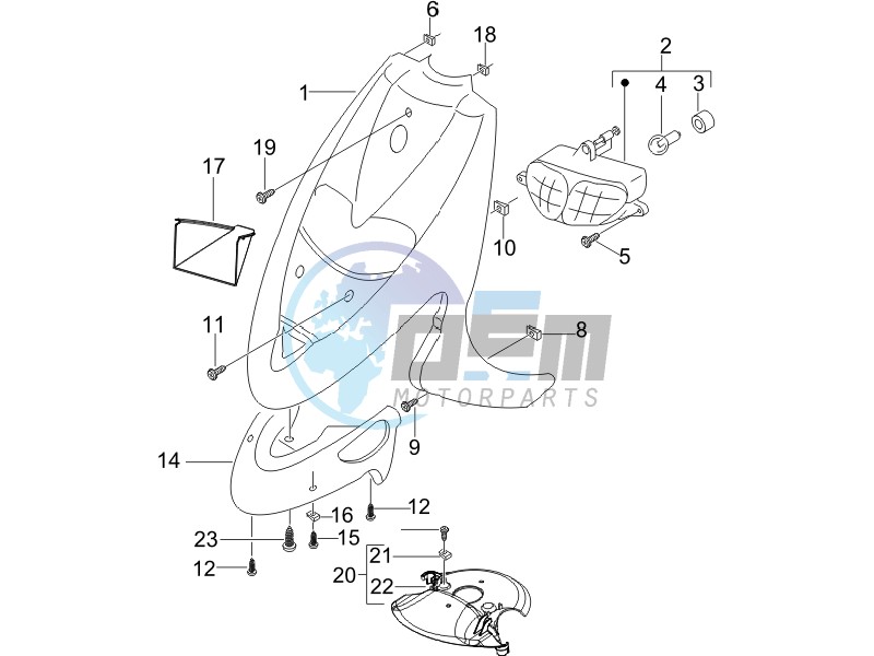 Front shield