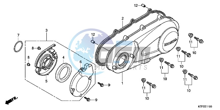 LEFT CRANKCASE COVER