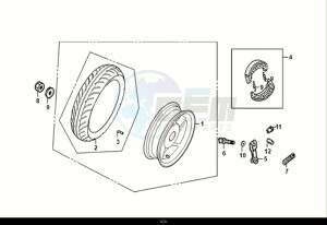 ORBIT III 50 (XE05W2-NL) (E5) (M1) drawing REAR WHEEL