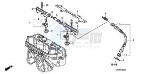 CBR600RRA UK - (E / 3E) drawing FUEL INJECTOR