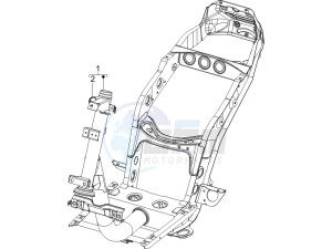 Fly 50 4t 4v (USA) drawing Frame bodywork