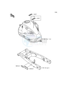 Z800 ABS ZR800DFF UF (UK FA) XX (EU ME A(FRICA) drawing Labels