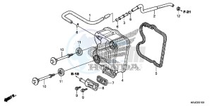 FES125AC drawing CYLINDER HEAD COVER