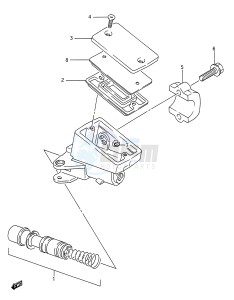 GSX-R1100 (E28) drawing FRONT MASTER CYLINDER