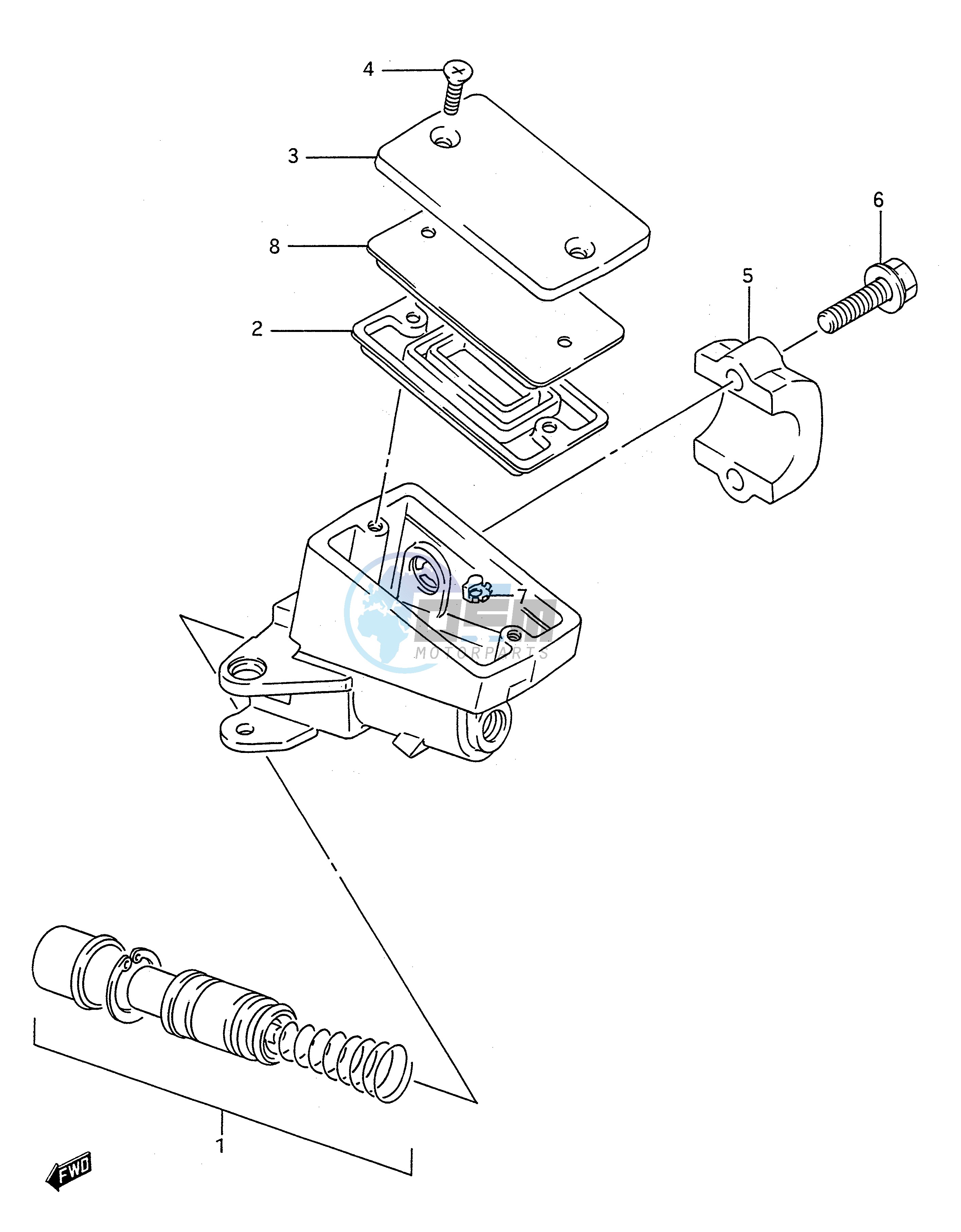 FRONT MASTER CYLINDER