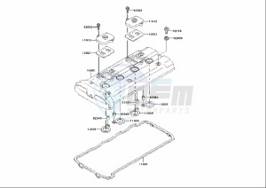 ZRX S 1200 (EU) drawing CYLINDER HEAD COVER