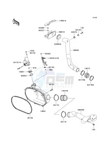 KVF 360 A [PARAIRIE 360 4X4] (A1-A3) PRAIRIE 360 4X4] drawing CONVERTER COVER_DRIVE BELT