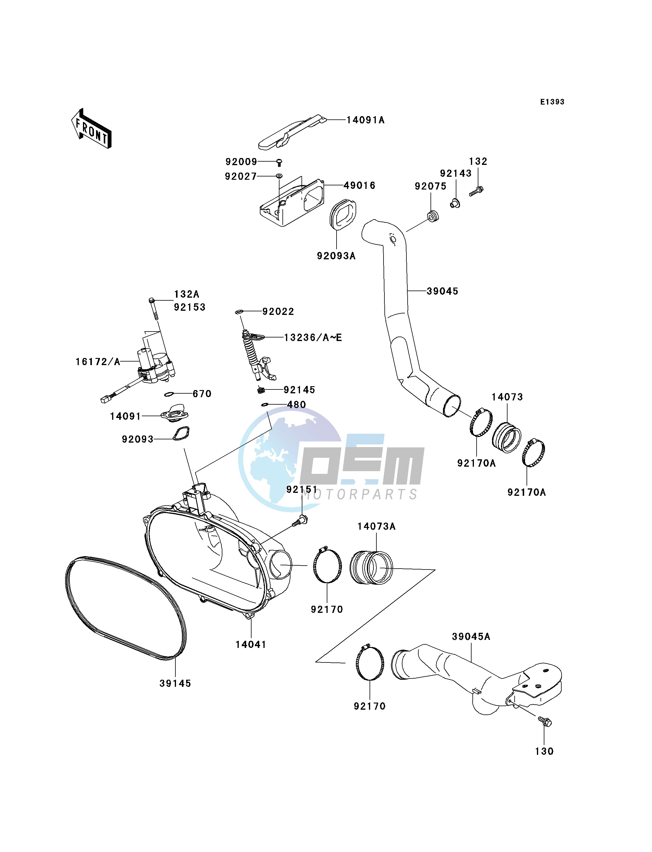 CONVERTER COVER_DRIVE BELT