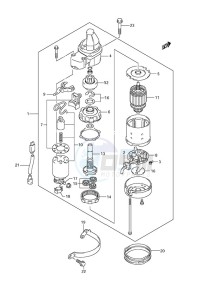 DF 300A drawing Starting Motor