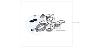 GL18009 SI / AB NAV - (SI / AB NAV) drawing HEAD SET (FULL FACE)