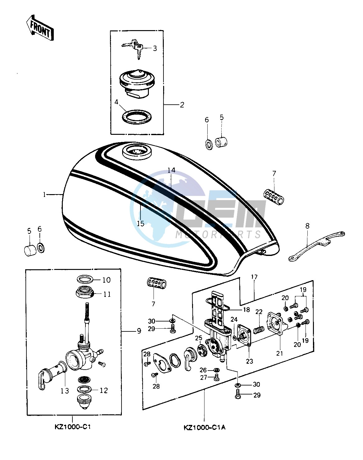 FUEL TANK -- 78 C1_C1A- -