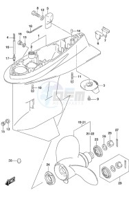 DF 140A drawing Gear Case (C/R)