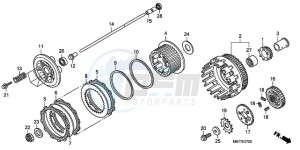 XL1000V9 Ireland - (EK) drawing CLUTCH