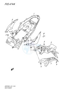 GSR750Z EU drawing REAR FENDER