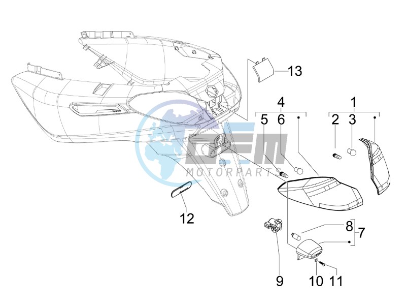 Tail light - Turn signal lamps