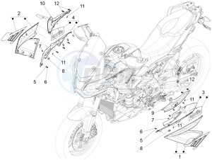 ETV 1200 Caponord Rally (EMEA, APAC) drawing Side fairing