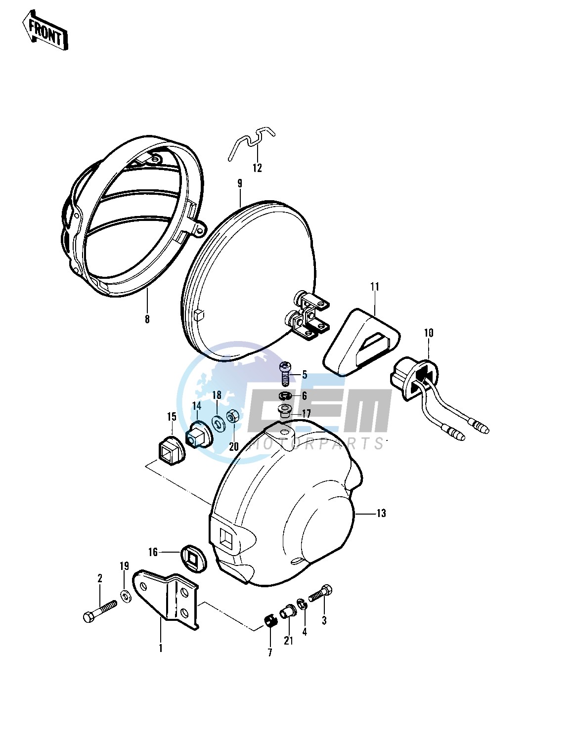 HEADLIGHT -- 82 A1- -