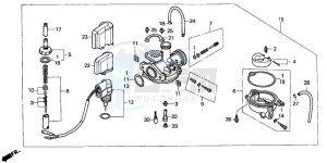 SFX50SMM drawing CARBURETOR