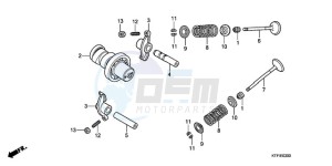 SH1259 ED / 2ED drawing CAMSHAFT/VALVE