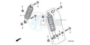 TRX420FAA Europe Direct - (ED) drawing FRONT CUSHION