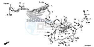 VFR1200XC drawing BRAKE HOSE