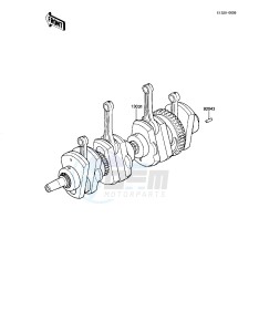 KZ 1100 D [SPECTRE] (D1-D2) [SPECTRE] drawing CRANKSHAFT