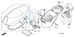 SCV100F9 Turkey - (TU) drawing SEAT/LUGGAGE BOX