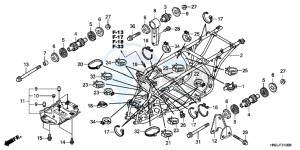 TRX500FAB drawing FRAME BODY