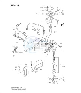 SV650/S drawing REAR MASTER CYLINDER (SV650SAL1 E24)