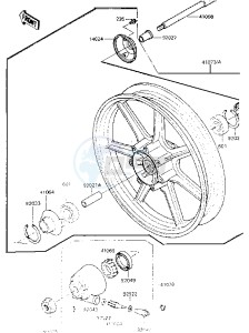 EN 450 A [454 LTD] (A1-A5) [454 LTD] drawing FRONT WHEEL