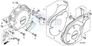 CBR1000RAA Europe Direct - (ED / ABS) drawing A.C. GENERATOR COVER (CBR 1000RA)