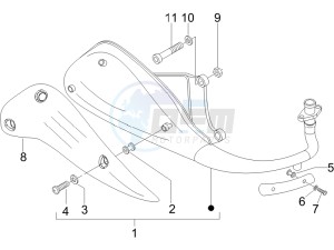 Liberty 50 2t Sport (UK) UK drawing Silencer