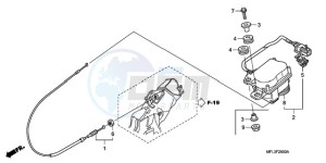 CBR1000RAA F / ABS CMF drawing SERVO MOTOR