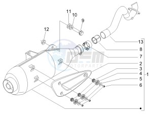 Carnaby 125 4t e3 drawing Silencer