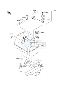 MULE_600 KAF400B7F EU drawing Fuel Tank