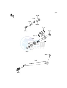 W800 EJ800AFF GB XX (EU ME A(FRICA) drawing Gear Change Mechanism