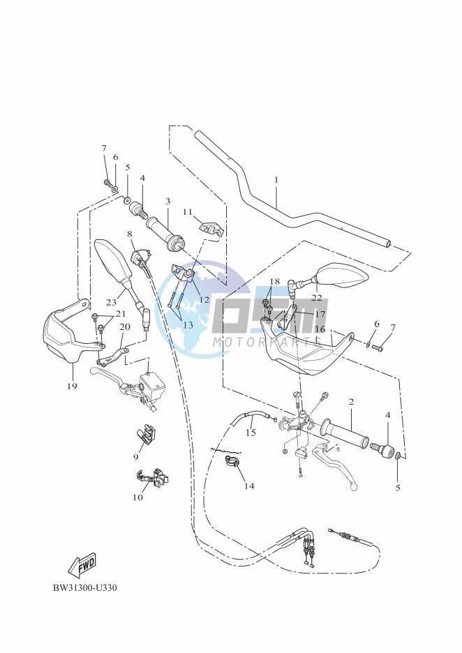 STEERING HANDLE & CABLE