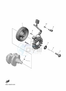 YZF1000D YZF-R1M (B4S1) drawing GENERATOR