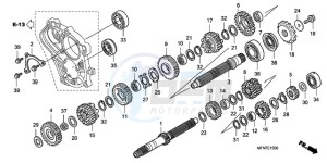 CB1000RAA E / ABS MPH drawing TRANSMISSION