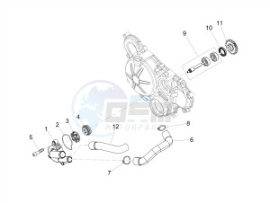 SX 125 E4 (APAC) drawing Cooler pump